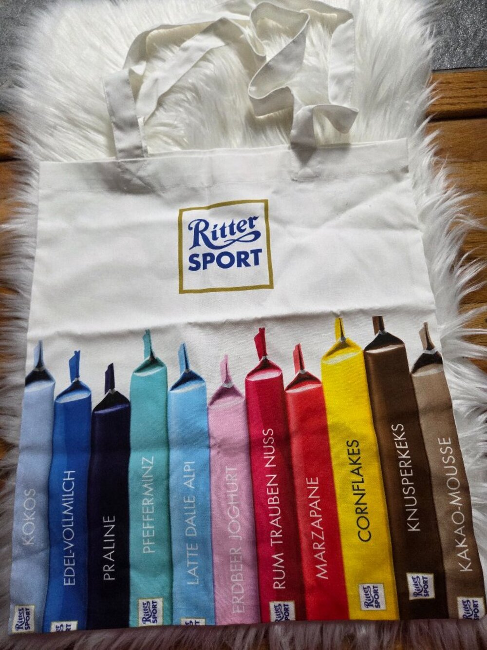 Ritter Sport Chocolate Tote Bag